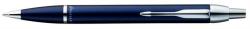 Parker I. M. Metal golyóstoll, ezüst színű klip, kék tolltest - Kék (ICPIMBP01)