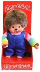 Sekiguchi Monchhichi fiú figura szivárványos kék ruhában 20 cm