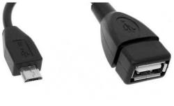  Кабел преходник от micro USB към USB A/Ж - OTG кабел за таблет