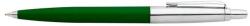 ICO Polo golyóstoll készlet (100db) 0.8mm, nyomógombos, zöld tolltest - Kék (TICPOLOZ)