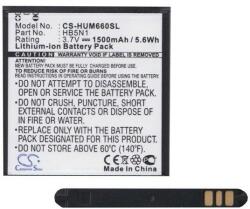 Cameron Sino Huawei HB5N1H Li-ion 1500mAh CS-HUM660SL
