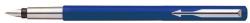 Parker Vector töltőtoll, ezüst színű klip, kék tolltest (ICPVFPK)