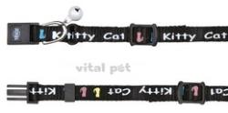 TRIXIE Kitty Cat textil nyakörv színes, csengővel (4179)