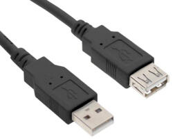 nBase 750229 AK-USB-07 USB A/A 1.8m hosszabbító
