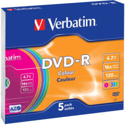 Verbatim Dvd-r 4.7gb 16x Slim 43557
