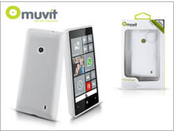 muvit miniGel Nokia Lumia 520/525 case white (I-MUSKI0286)