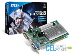 MSI GeForce FX 5500 256MB GDDR2 128bit AGP (FX5500-D256H)