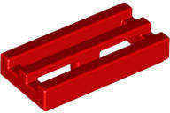 LEGO® 2412bc5 - LEGO piros lap 1 x 2 méretű, rács
