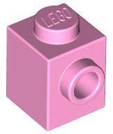 LEGO® 87087c104 - LEGO világos pink kocka 1 x 1 méretű oldalán 1 bütyökkel