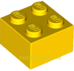 LEGO® 1x2x2 sárga elem | 300324