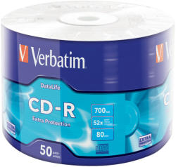 Verbatim CD-R 700MB 52X Suport Rotund 50buc. 43787