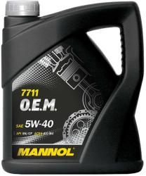 MANNOL 7711 OEM for Daewoo GM 5W-40 4 l