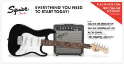 Squier Affinity Series Stratocaster Fender Frontman 10G Amp