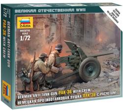 Zvezda German gun Pak-36 with Crew 1:72 (6114)