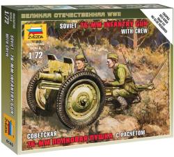 Zvezda Soviet 76-mm Gun 1:72 (6145)
