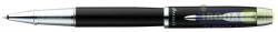 Parker I. M. Metal rollertoll, ezüst színű klip, fekete tolltest - kék (ICPIMRP00)