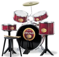 Reig Musicales Baterie, Set tobe Golden Drums (RG726) - ookee Instrument muzical de jucarie