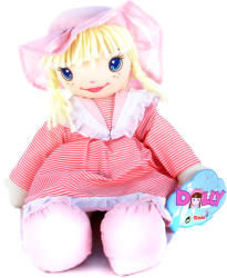 Simba Toys Dolly plüssbaba 45 cm rózsaszín ruhában