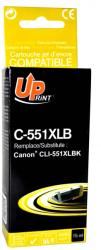 Compatibil Canon CLI-551BK XL Black