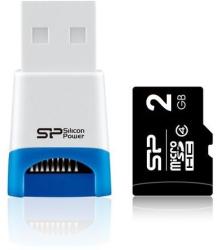 Silicon Power microSD 2GB SP002GBSDT000V81