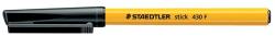 STAEDTLER Stick 430 F golyóstoll, 0.3mm, kupakos - fekete (TS430F9)