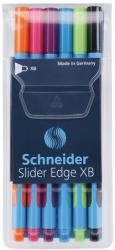 Schneider Slider Edge XB golyóstoll készlet (6db), 0.7mm, kupakos - vegyes színek (TSCSLEXBV6)