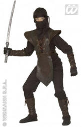 Widmann Fekete ninja - 128 cm-es méret (38796)