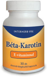 INTERHERB Béta-Karotin E-vitaminnal kapszula 30 db