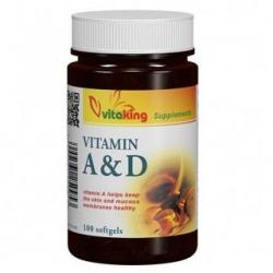 Vitaking A&D vitamin 100 db