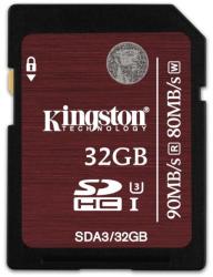 Kingston SDHC Ultimate 32GB C10/U3 SDA3/32GB