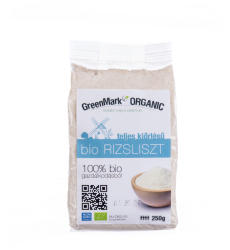 GreenMark Organic Bio teljes kiőrlésű rizsliszt 250 g