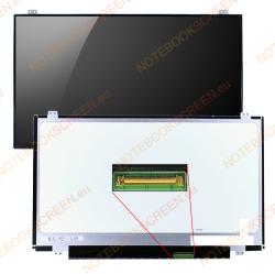 Chimei InnoLux N140B6-L06 kompatibilis fényes notebook LCD kijelző