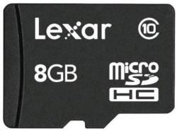 Lexar microSDHC 8GB Class 10 LSDMI8GBABEUC10