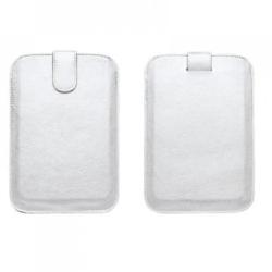 Celly Leather Slim Case 7" - White (CELLY-SLIMTAB02)
