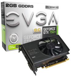 EVGA GeForce GTX 750 Ti Superclocked 2GB GDDR5 128bit (02G-P4-3753-KR)