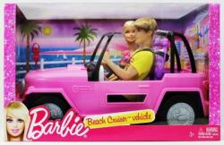 Mattel Barbie Strand terepjáró autó babákkal (Y6856)