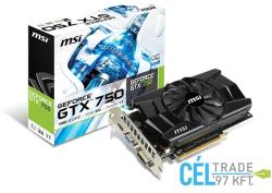 MSI GeForce GTX 750 OC 1GB GDDR5 128bit (N750-1GD5/OC)