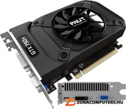 Palit GeForce GTX 750 Ti StormX OC 2GB GDDR5 128bit (NE5X75TS1341-1073F)