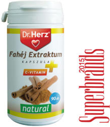 Dr. Herz Fahéj Extraktum+C-vitamin kapszula 90 db