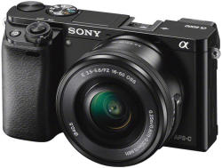 Sony Alpha 6000 ILCE-A6000L + 16-50mm Black (ILCE6000LB.CEC) Aparat foto
