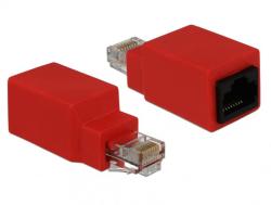 Delock RJ45 Crossover Adapter M/F 65025