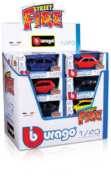Bburago Street Fire autómodellek 1:43 többféle (18-30010)