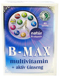 Dr. Chen Patika B-Max Multivitamin+Ginseng kapszula 40 db