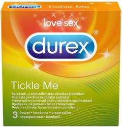 Durex Tickle Me bordázott óvszer 3 db