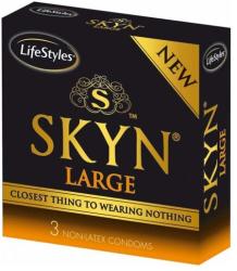 LifeStyles Skyn Large latexmentes nagyméretű óvszer 3 db