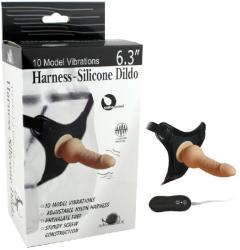 Harness silicone dildo
