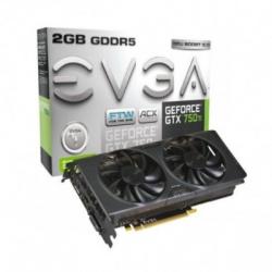 EVGA GeForce GTX 750 Ti ACX FTW 2GB GDDR5 128bit (02G-P4-3757-KR)
