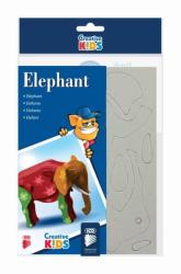 ICO Creative Kids 3D kartonfigura - elefánt