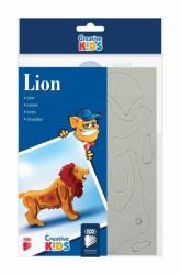 ICO Creative Kids 3D kartonfigura - oroszlán