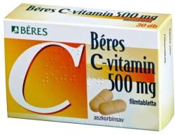 BÉRES C-vitamin 500 mg tabletta 30 db